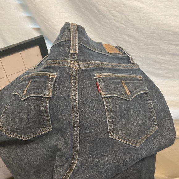 Levi's Perfectly Slimming Boot Cut 512 Jeans 10 Short Medium Cotton Blend - Picture 4 of 16